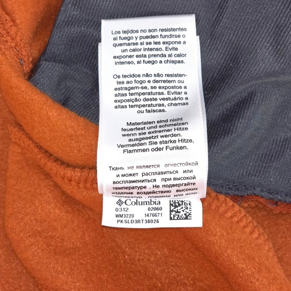 Columbia Sportswear Fleece Jacket XXL Activewear Full Zip Outdoor Hiking Gorp - Picture 8 of 16